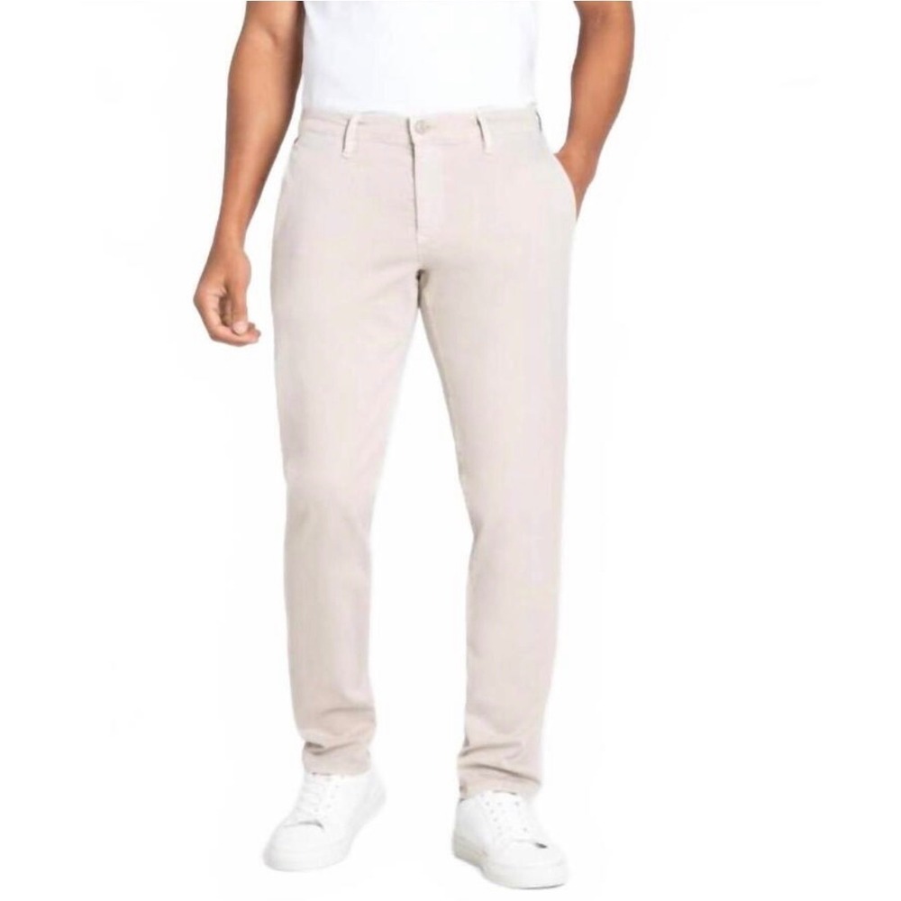 MAC Jeans Flexx Ultimate Driver Chino Pants Men 33x30 Ivory Macflexx Stretch